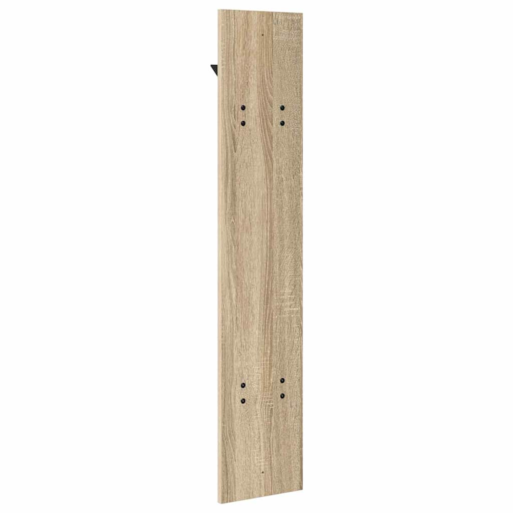 Vješalica za kapute na zidu sonoma hrast 20 x 1.5 x 100 cm
