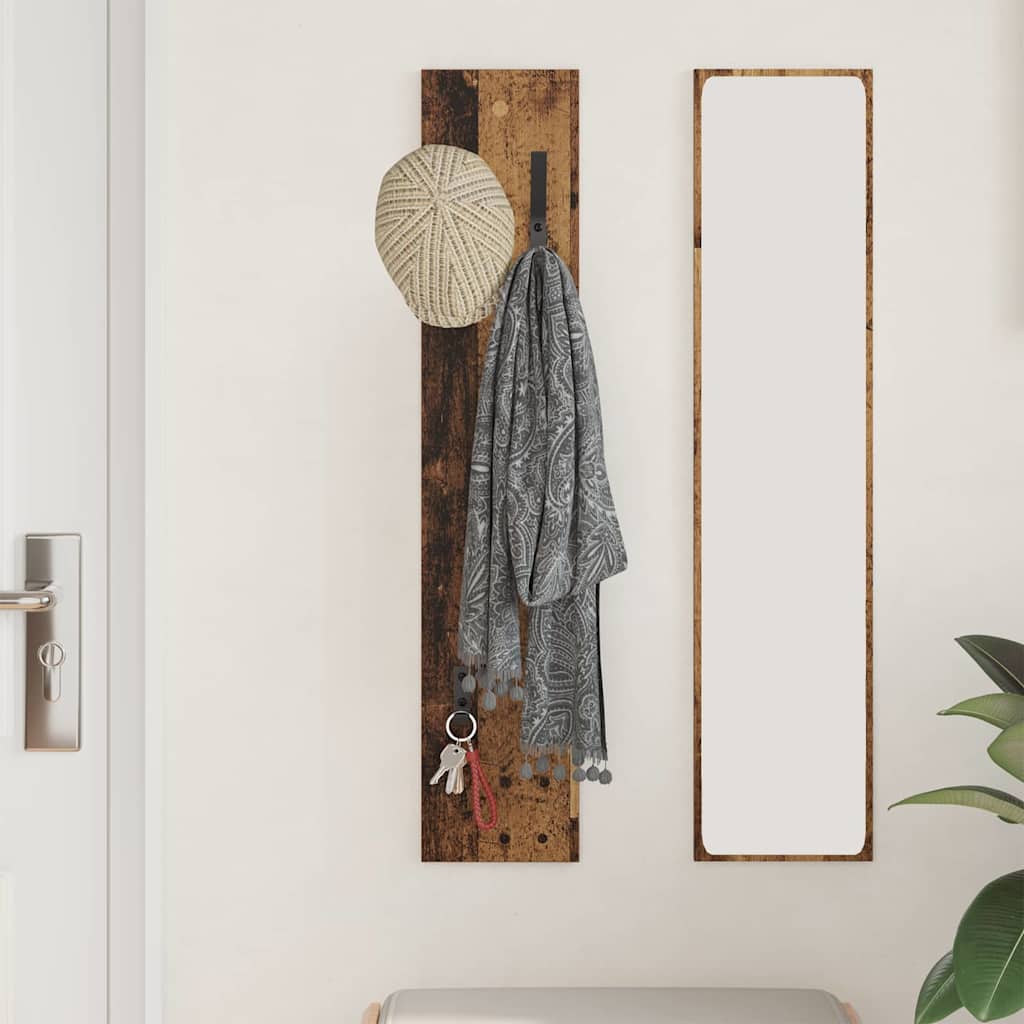 Vješalica za kapute na zidu Zidne Staro drvo 20 x 1,5 x 100 cm