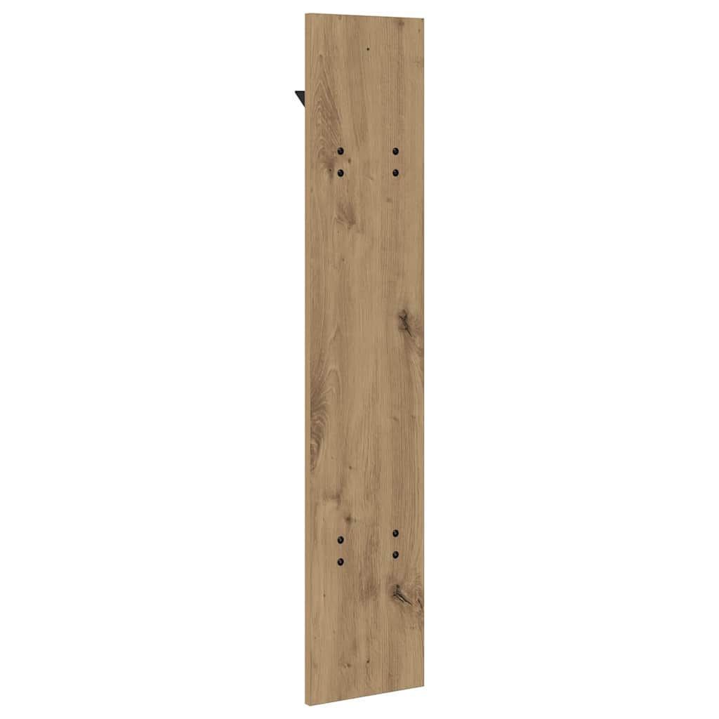 Vješalica za kapute na zidu Umjetnički hrast 20 x 1,5 x 100 cm