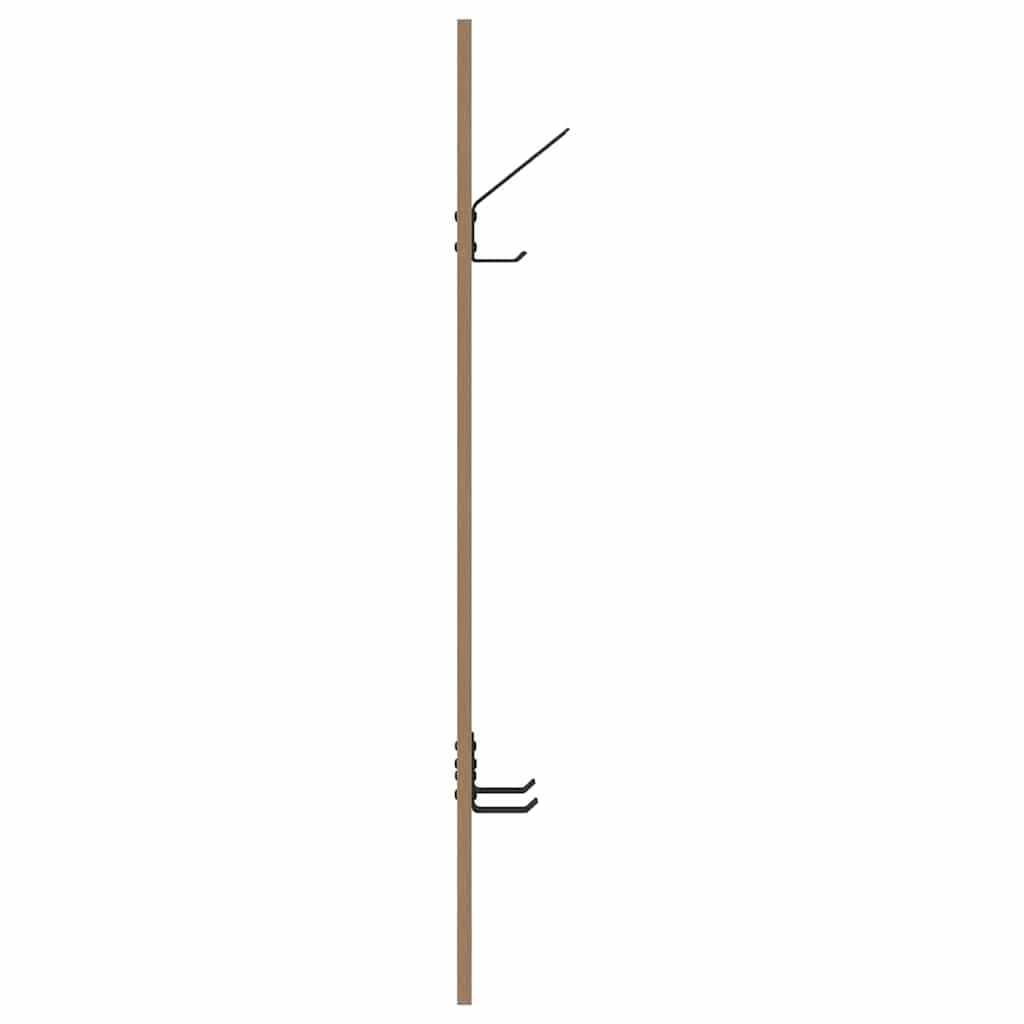 Vješalica za kapute na zidu Umjetnički hrast 20 x 1,5 x 100 cm