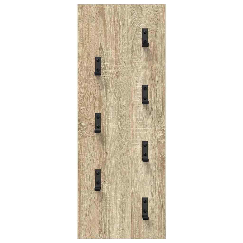Vješalica za kapute na zidu Zidne Sonoma hrast 30 x 1,5 x 80 cm