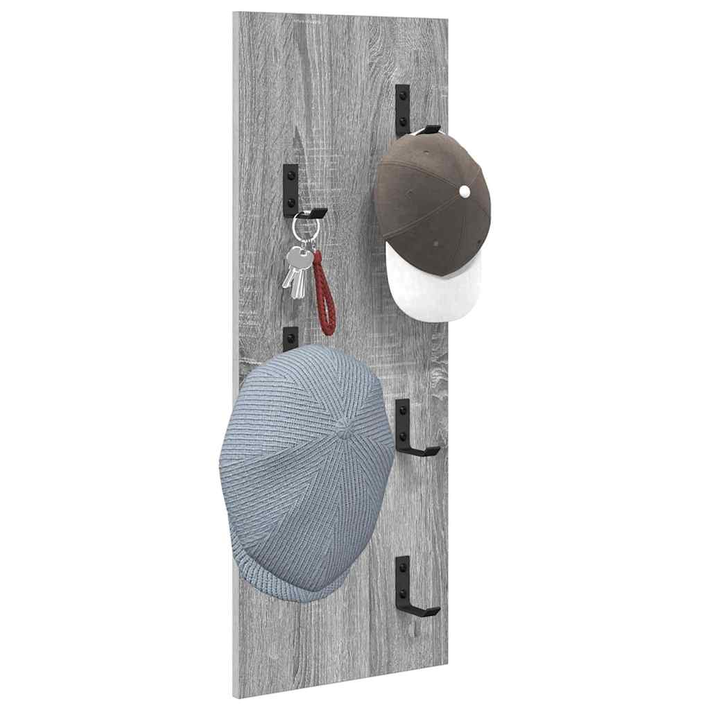 Vješalica za kapute na zidu Zidne Siva Sonoma 30 x 1,5 x 80 cm