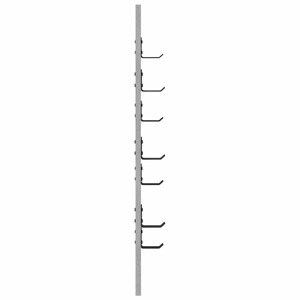 Vješalica za kapute na zidu Zidne Siva Sonoma 30 x 1,5 x 80 cm
