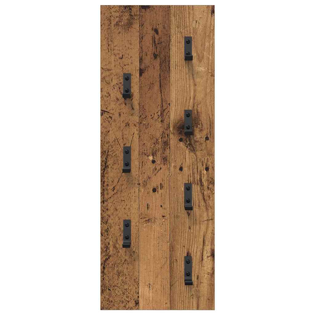 Vješalica za kapute na zidu Zidne Staro drvo 30 x 1,5 x 80 cm