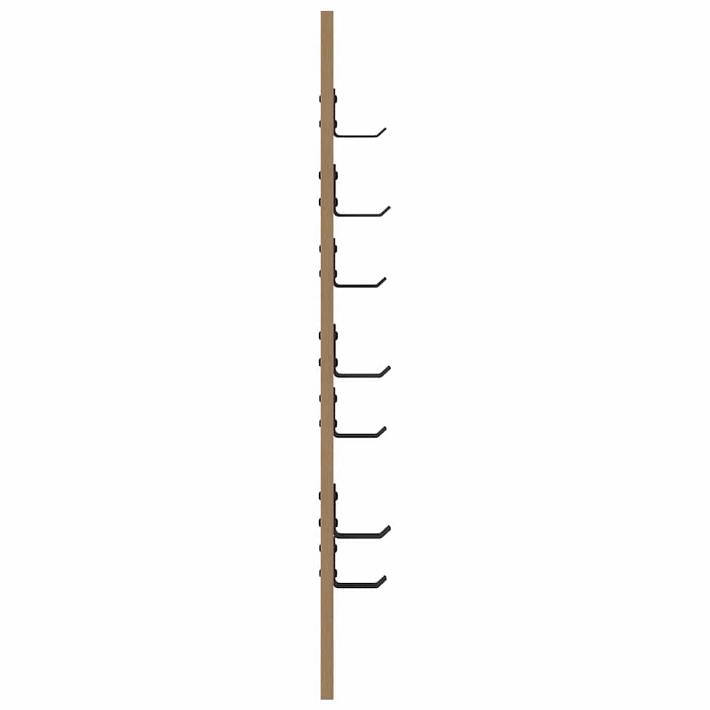 Vješalica za kapute na zidu Umjetnički hrast 30 x 1,5 x 80 cm
