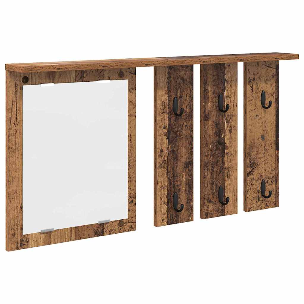 Vješalica za kapute na zidu Zidne Staro drvo 85 x 10 x 45 cm