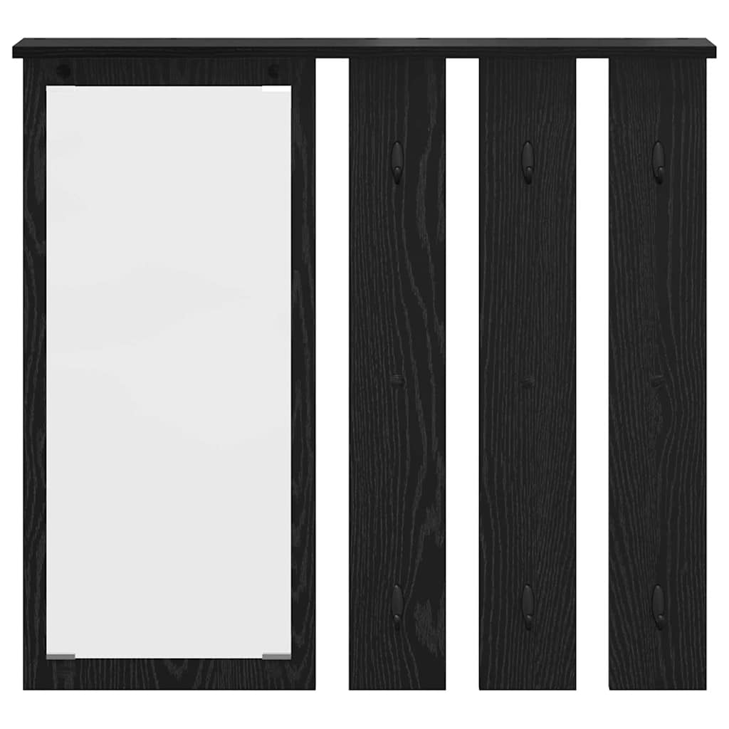 Vješalica za kapute na zidu Zidne Crni hrast 84 x 10 x 80 cm