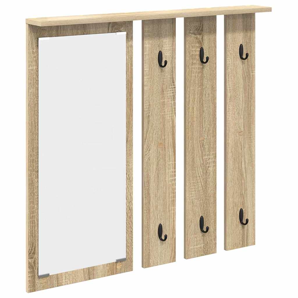 Vješalica za kapute na zidu Zidne sonoma hrast 84 x 10 x 80 cm