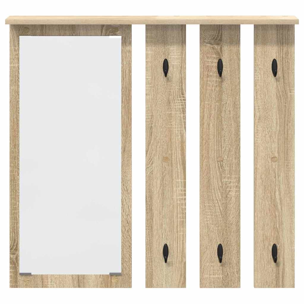 Vješalica za kapute na zidu Zidne sonoma hrast 84 x 10 x 80 cm