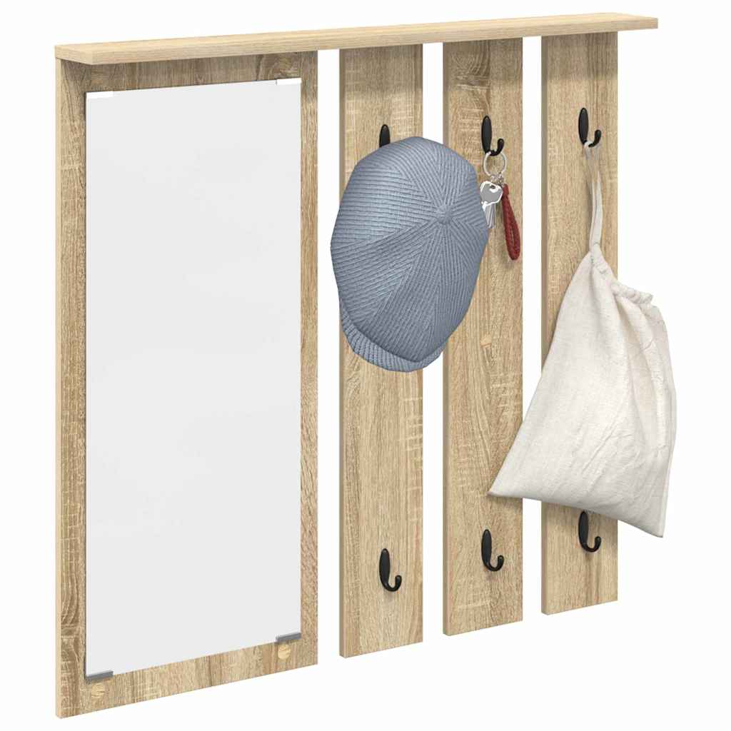 Vješalica za kapute na zidu Zidne sonoma hrast 84 x 10 x 80 cm
