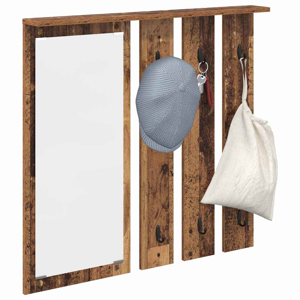 Vješalica za kapute na zidu Zidne Staro drvo 84 x 10 x 80 cm