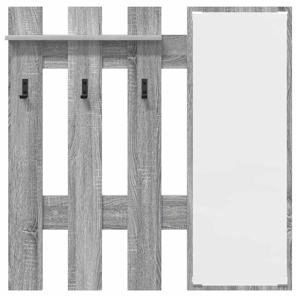 Vješalica za kapute na zidu Zidne Siva Sonoma 100 x 10 x 100 cm