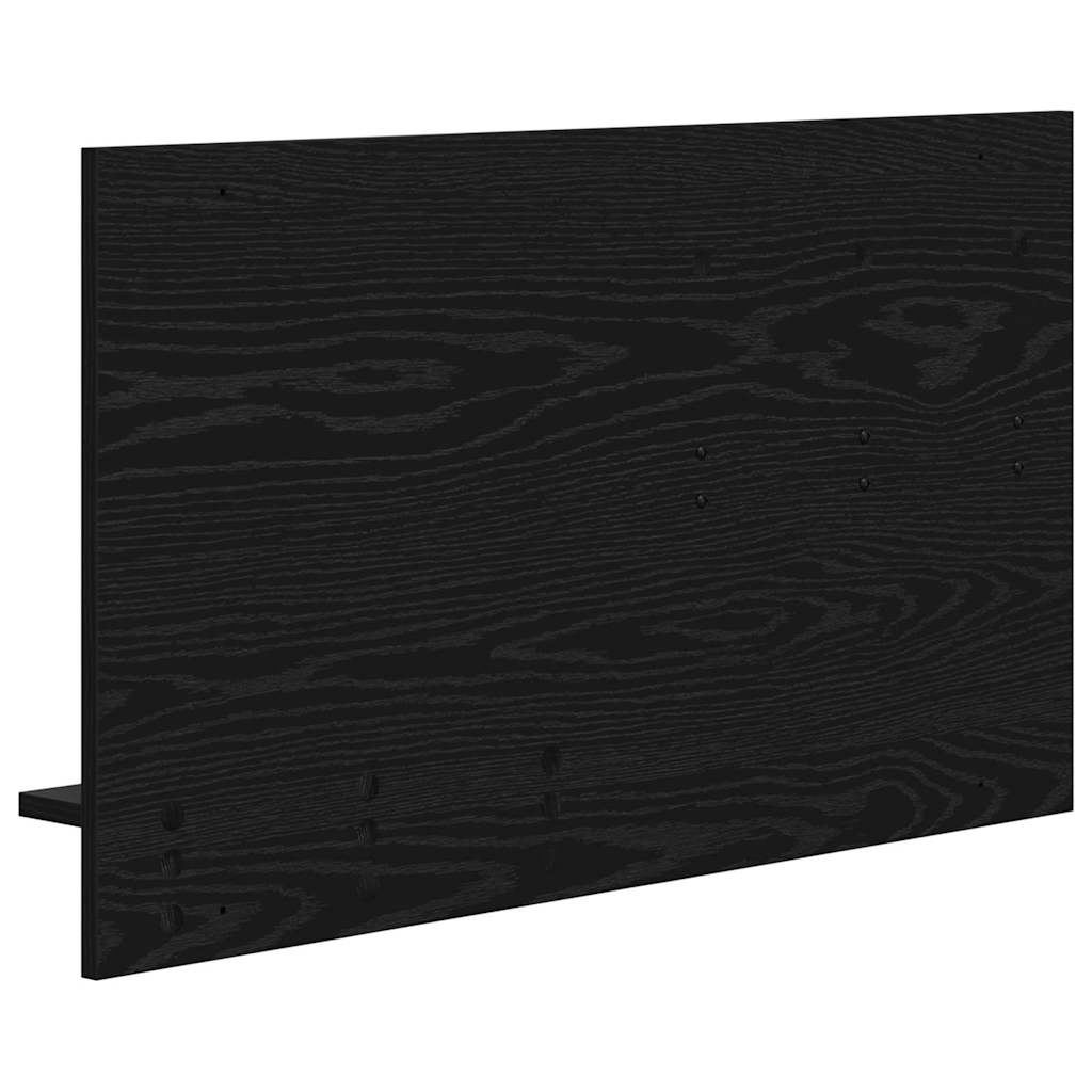 Vješalica za kapute na zidu Zidne Crni hrast 90 x 10 x 50 cm