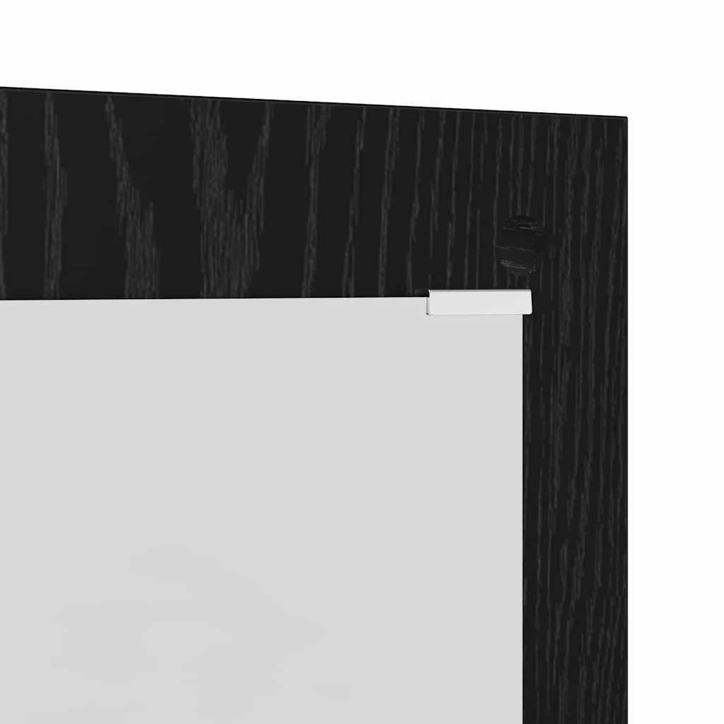 Vješalica za kapute na zidu Zidne Crni hrast 96 x 1,5 x 90 cm