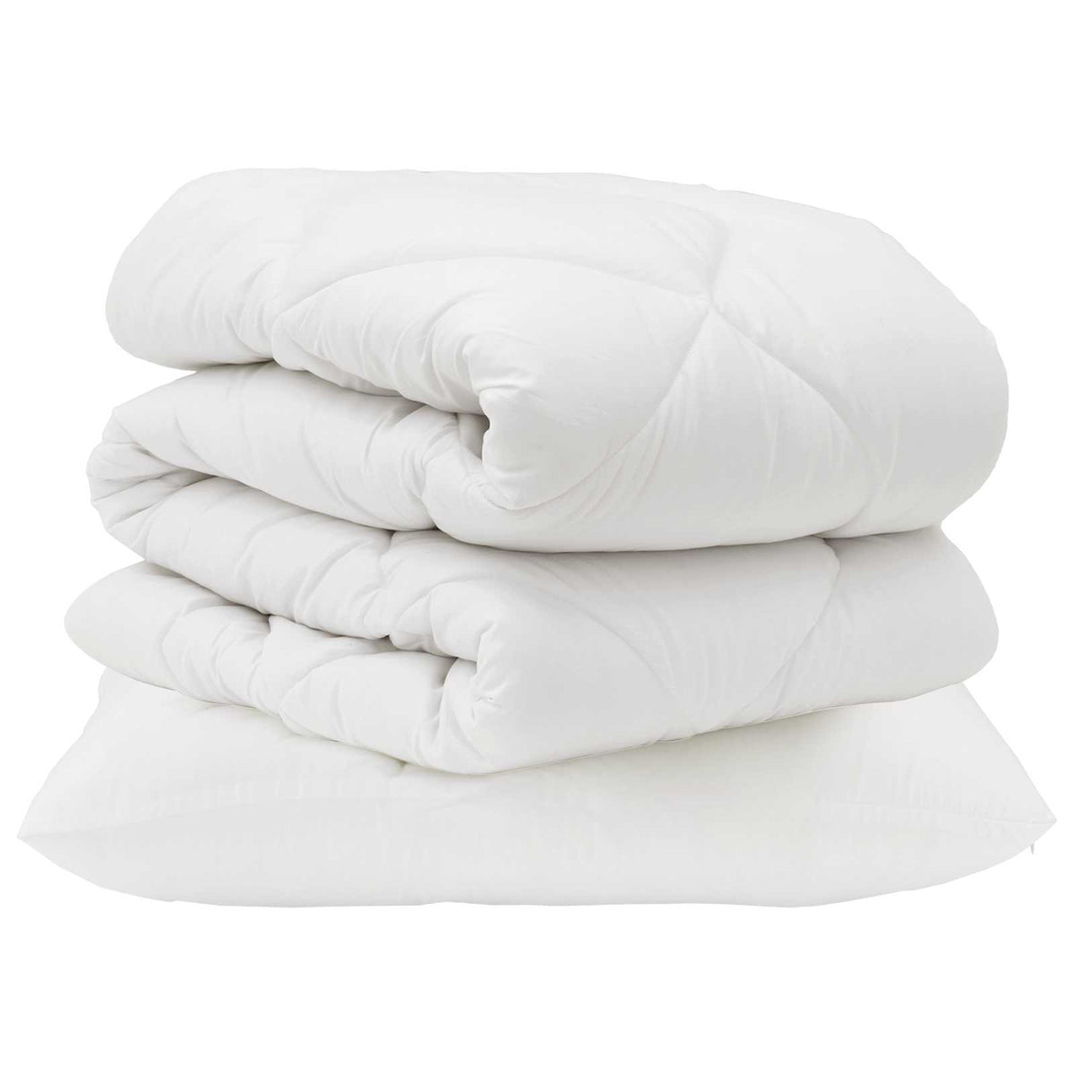 Set deka s jastukom 2 pcs Bijelo Mikrovlakna