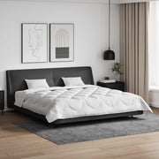 Duvet za sve sezone s jastukom 3 pcs Bijelo Mikrovlakna