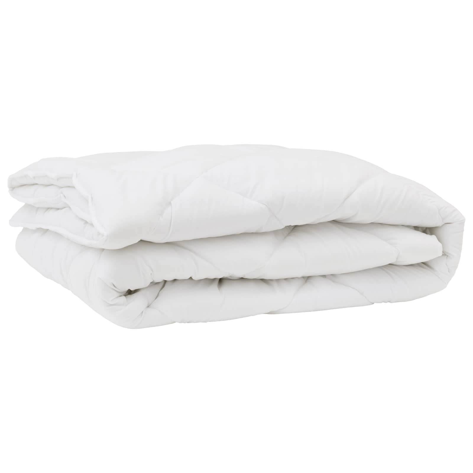 Duvet za sve sezone s jastukom 3 pcs Bijelo Mikrovlakna
