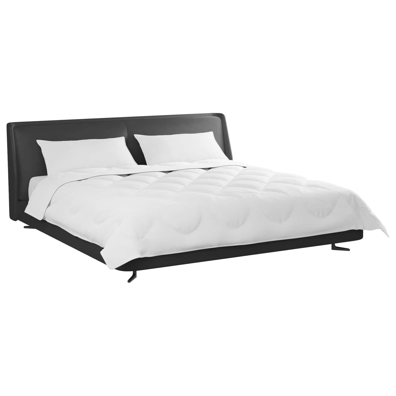 Duvet za sve sezone s jastukom 3 pcs Bijelo Mikrovlakna
