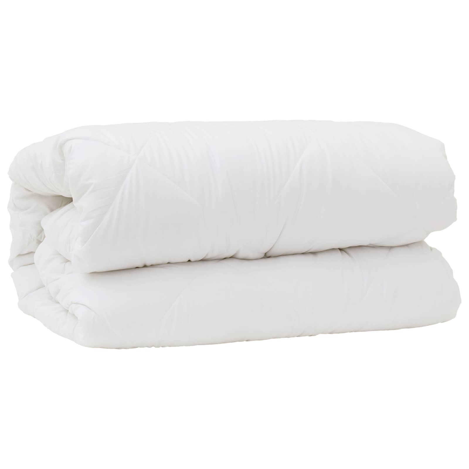 Duvet s jastucima s jastukom 3 pcs Bijelo Mikrovlakna