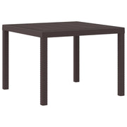 Stol za vrt Smeđa 100 x 100 x 73 cm poliratan