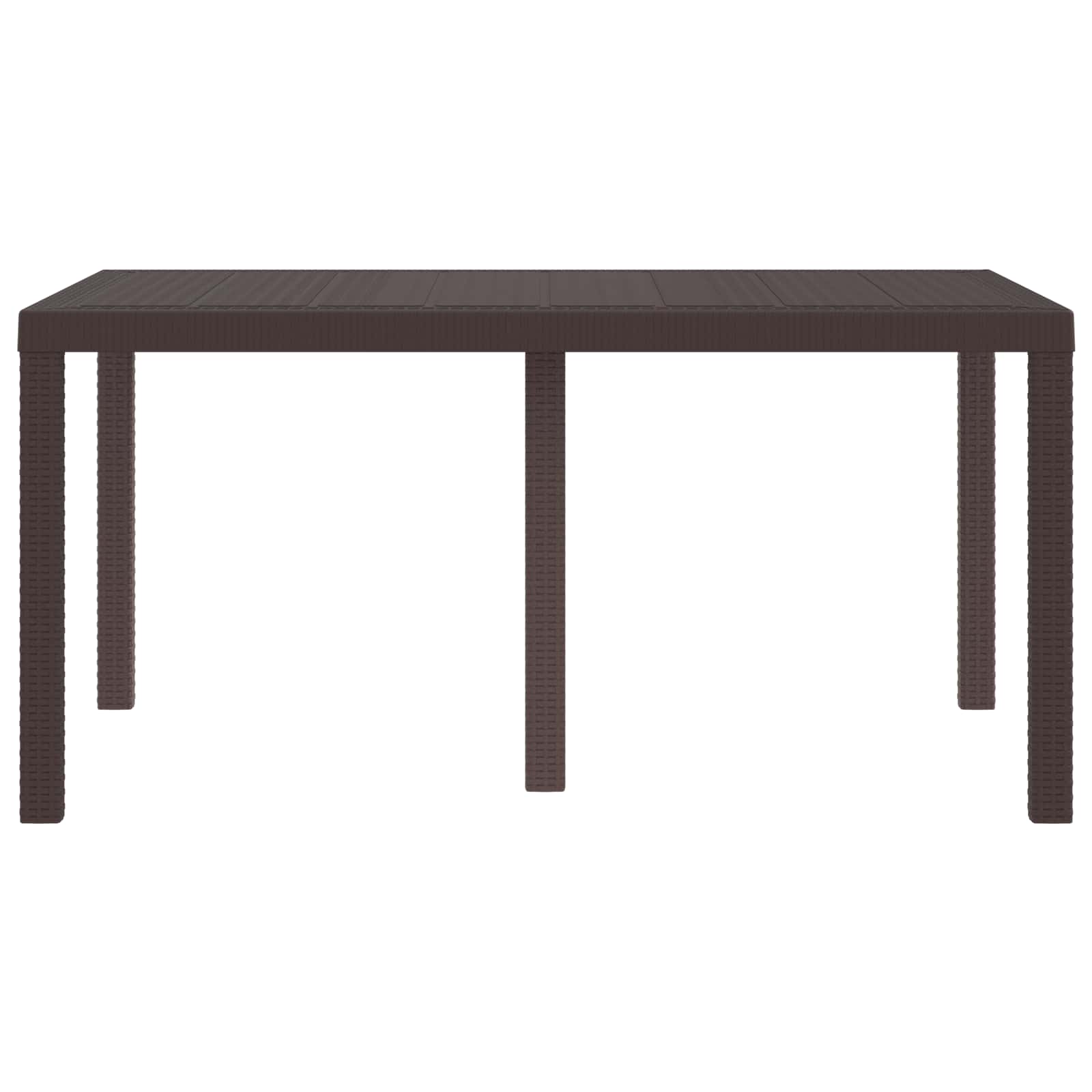 Stol za vrt Smeđa 150 x 100 x 73 cm poliratan