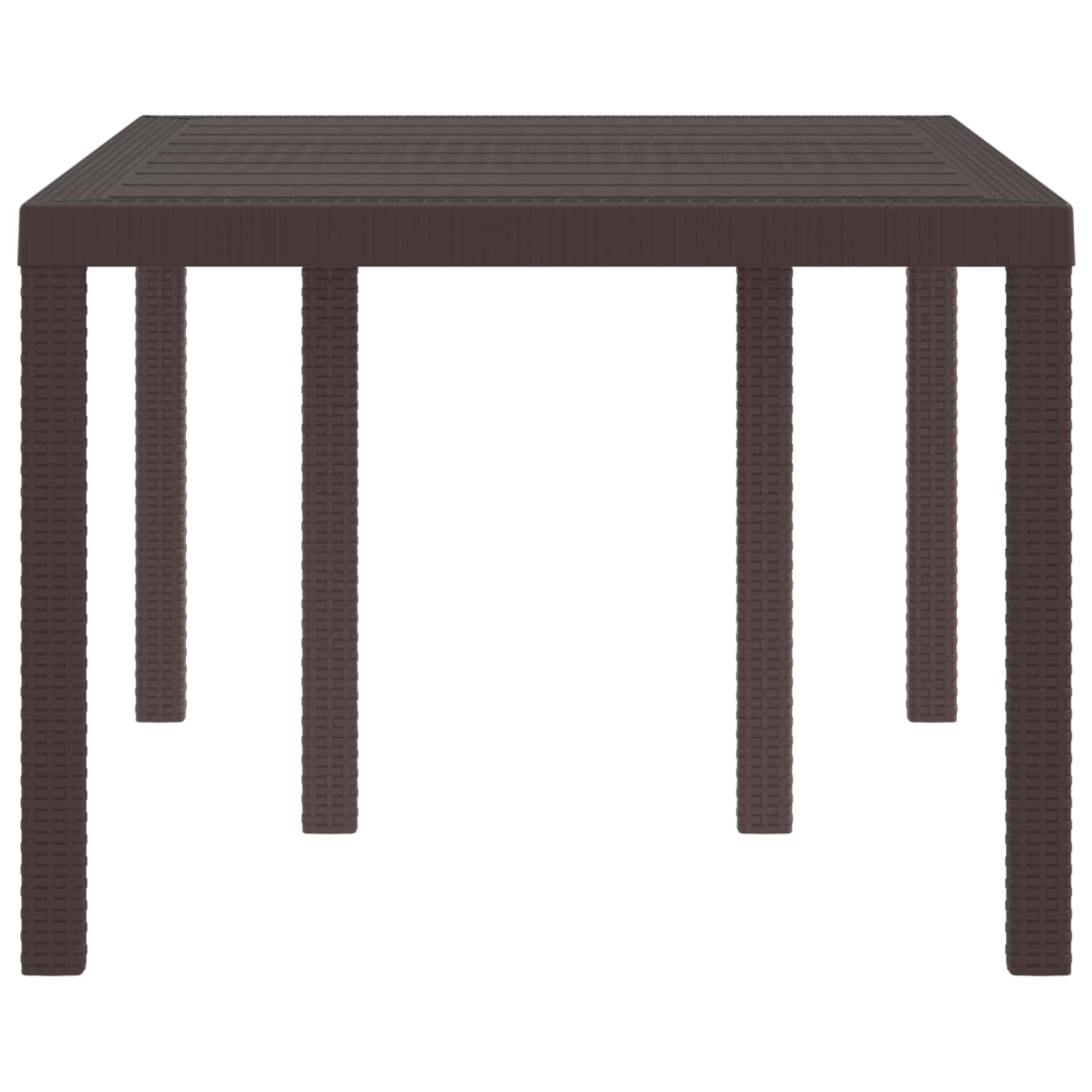 Stol za vrt Smeđa 150 x 100 x 73 cm poliratan