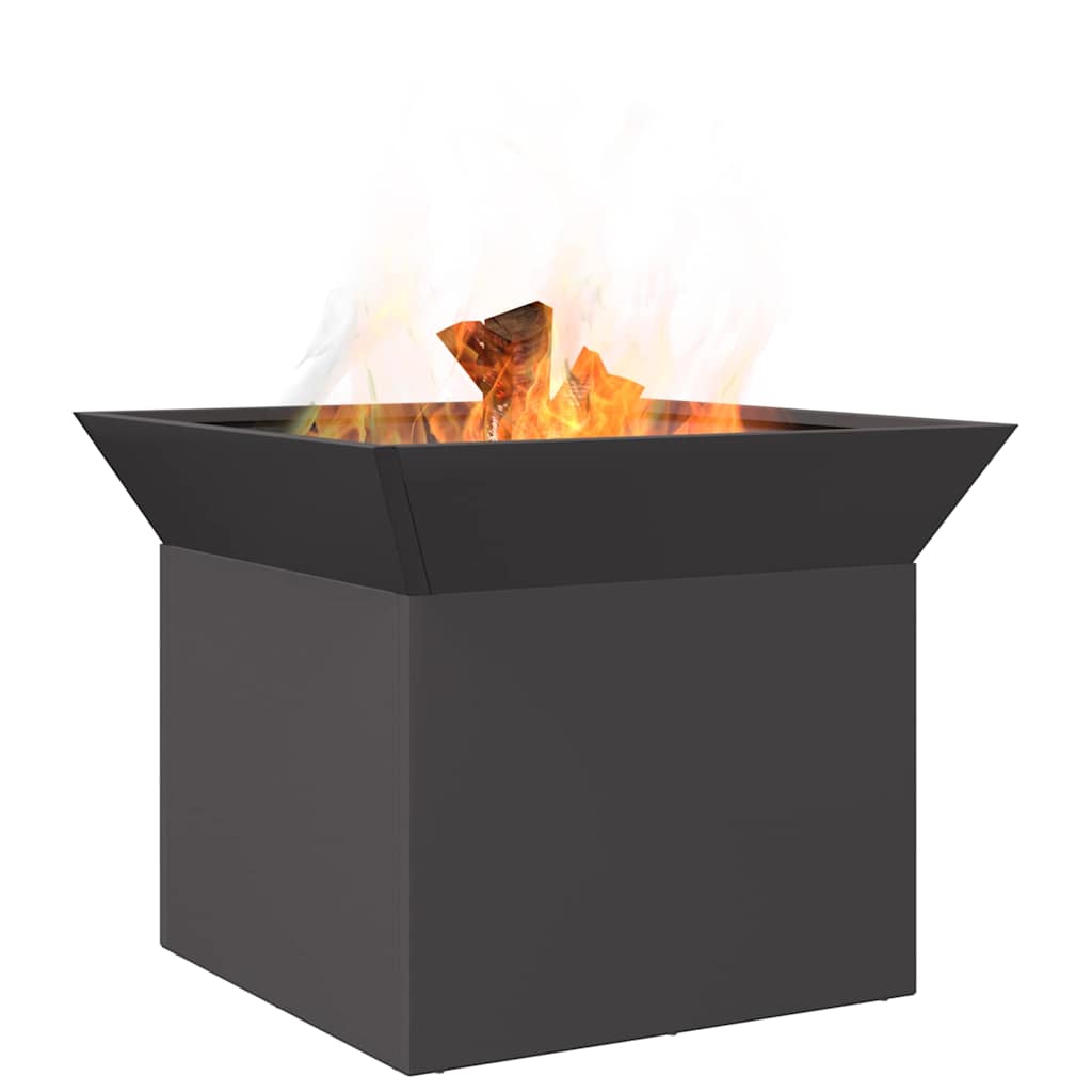Kamin Crna 50 x 50 x 40 cm Čelik