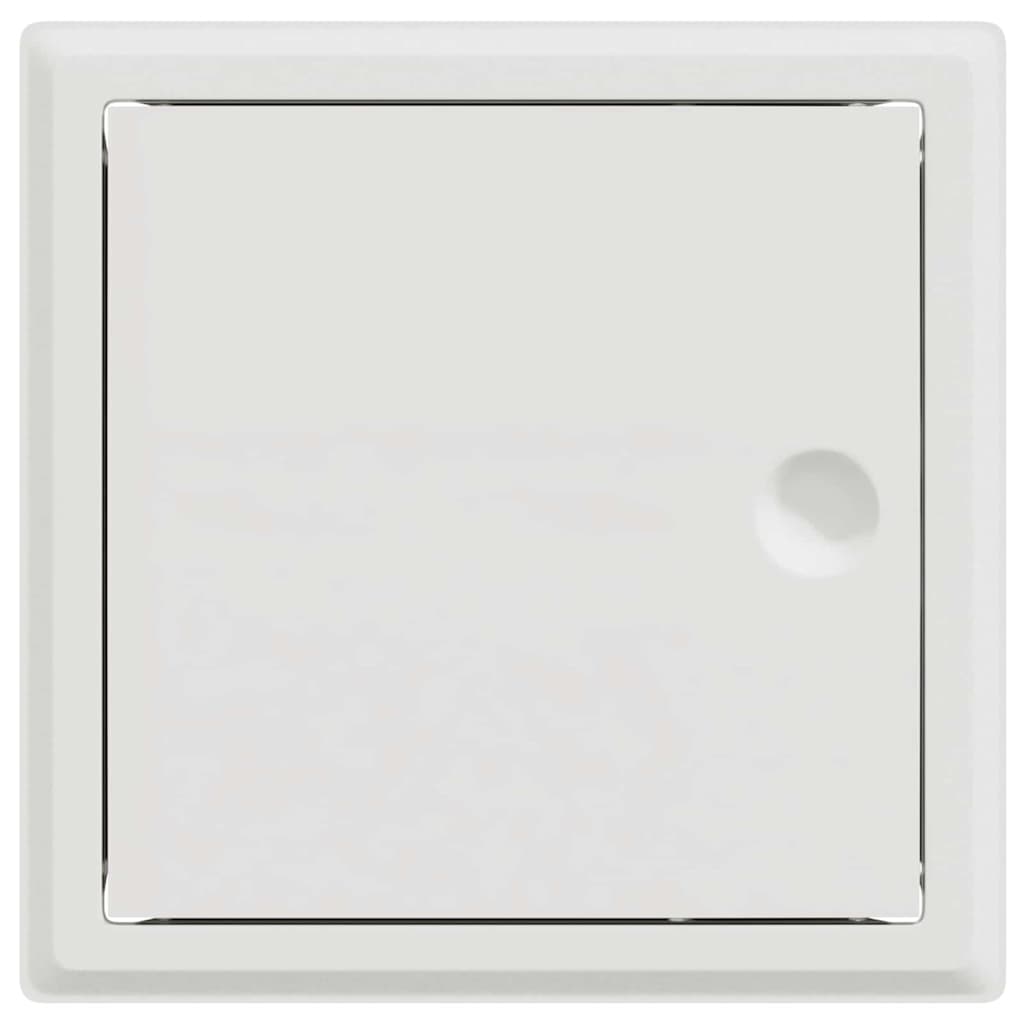 Pristupna ploča 2 pcs Bijelo 23 x 23 x 3 cm Čelik