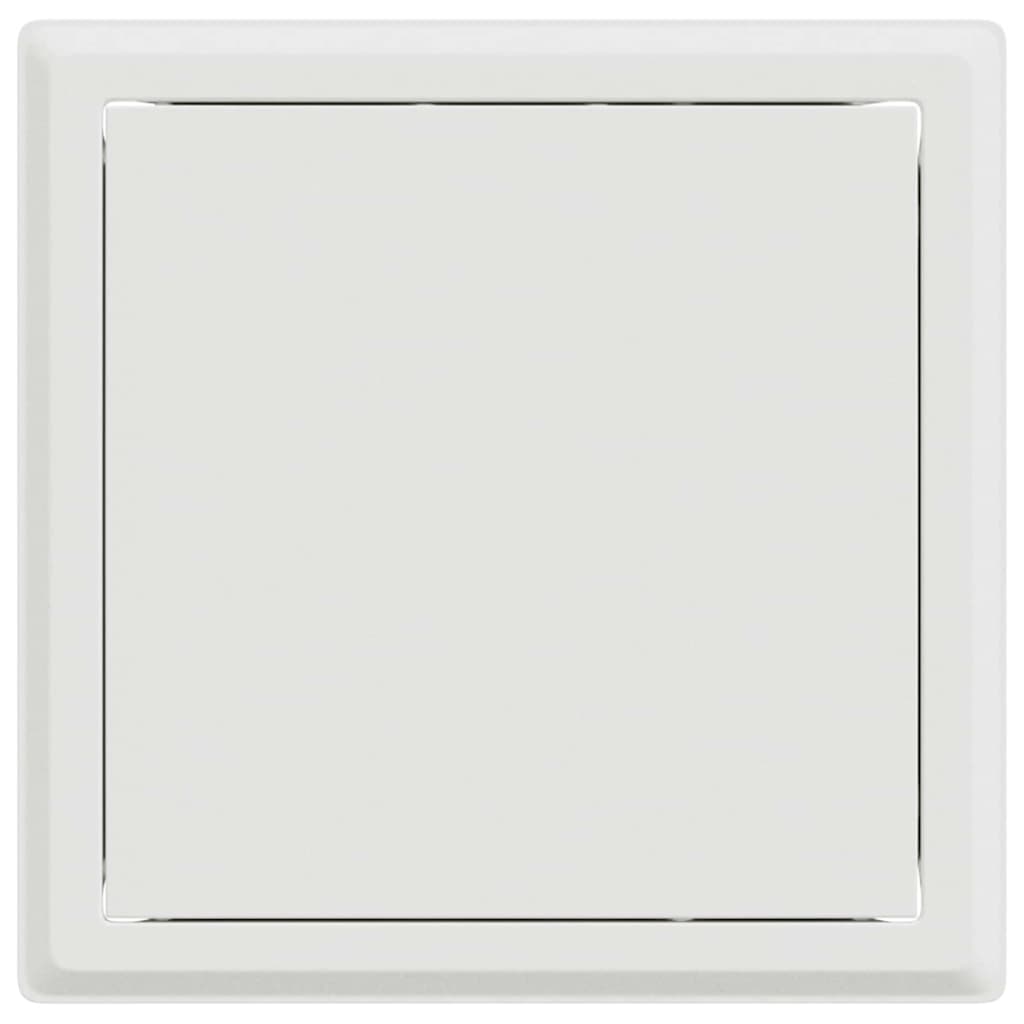 Pristupna ploča 2 pcs Bijelo 23 x 23 x 3 cm Čelik