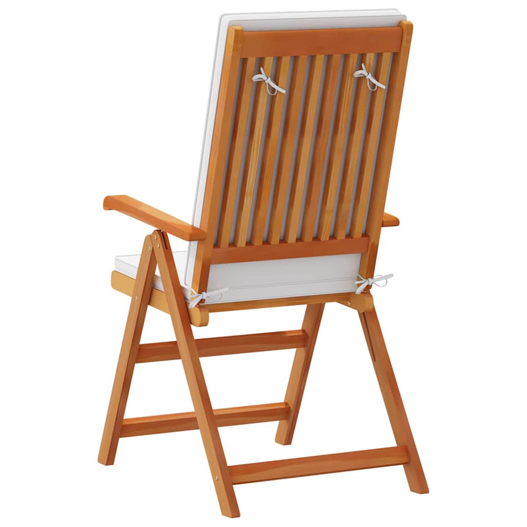 Vrtna stolica 4 pcs Smeđa i bijela 57 x 71,5 x 104 cm