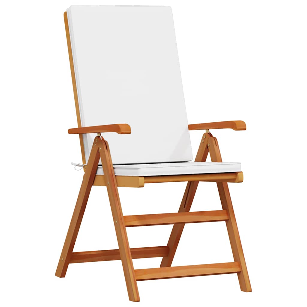 Vrtna stolica 6 pcs Smeđa i bijela 57 x 71,5 x 104 cm