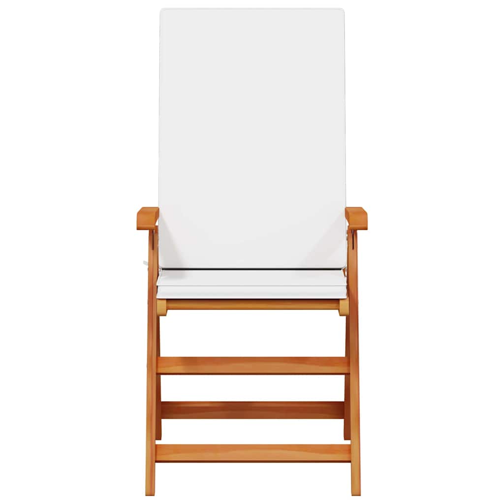 Vrtna stolica 6 pcs Smeđa i bijela 57 x 71,5 x 104 cm