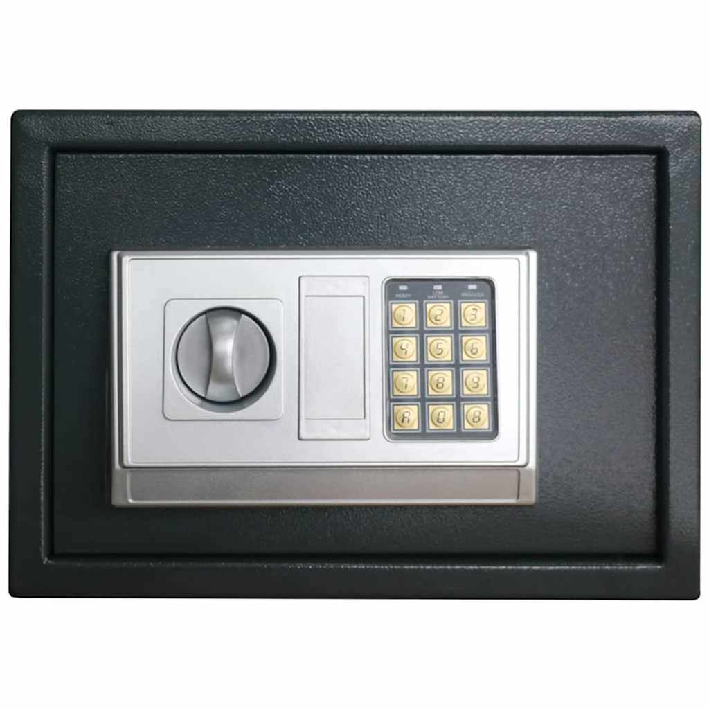 Digitalni sef s zaključavanjem Tamno siva 35 x 25 x 25 cm Čelik