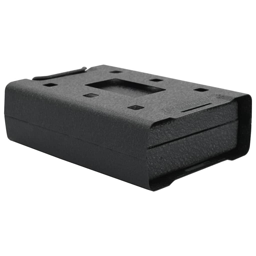 Auto sef s zaključavanjem Crna 22 x 16 x 7 cm Čelik