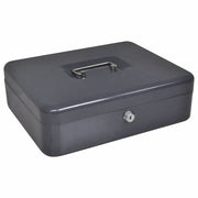 Kutija za novac Tamno siva 30 x 24 x 9 cm Čelik