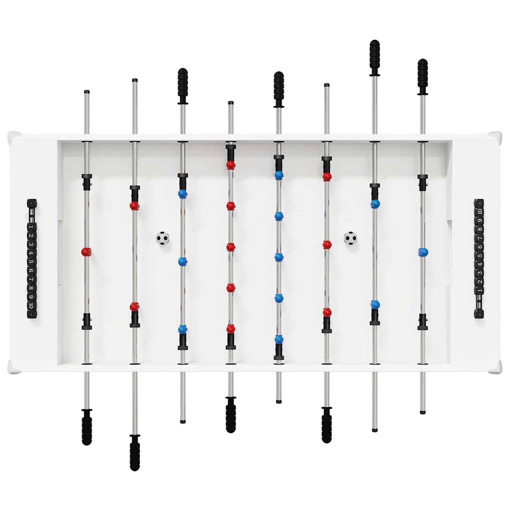 Fuzbal Stol Bijeli 125 x 60,5 x 80 cm Konstruirano drvo