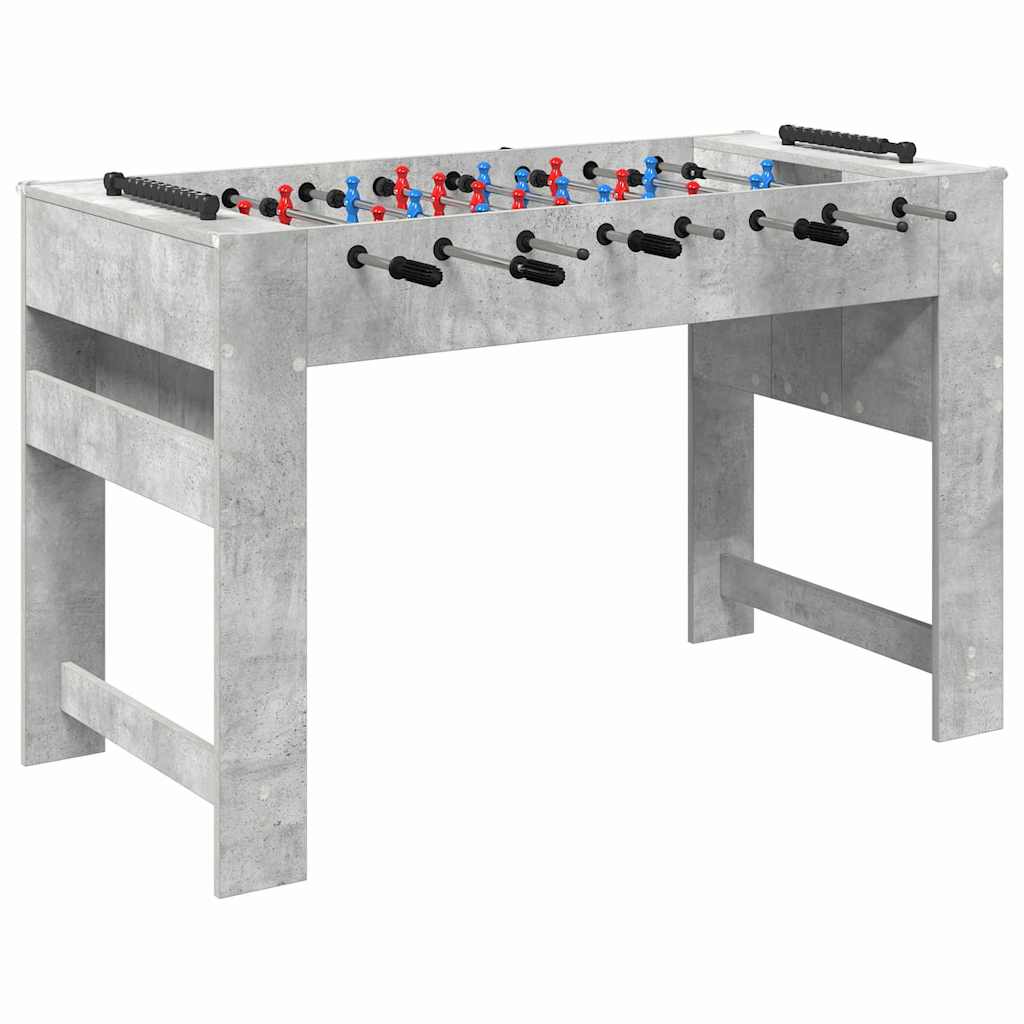 Fuzbal Stol Betonsko Siva 125 x 60,5 x 80 cm Konstruirano drvo