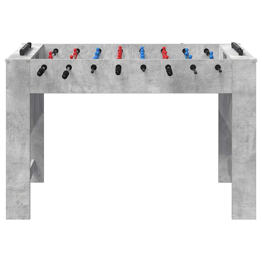 Fuzbal Stol Betonsko Siva 125 x 60,5 x 80 cm Konstruirano drvo