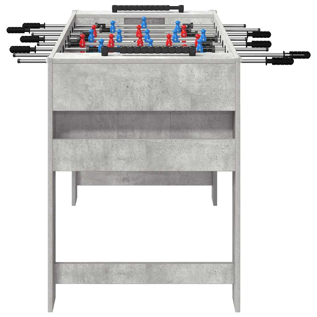 Fuzbal Stol Betonsko Siva 125 x 60,5 x 80 cm Konstruirano drvo