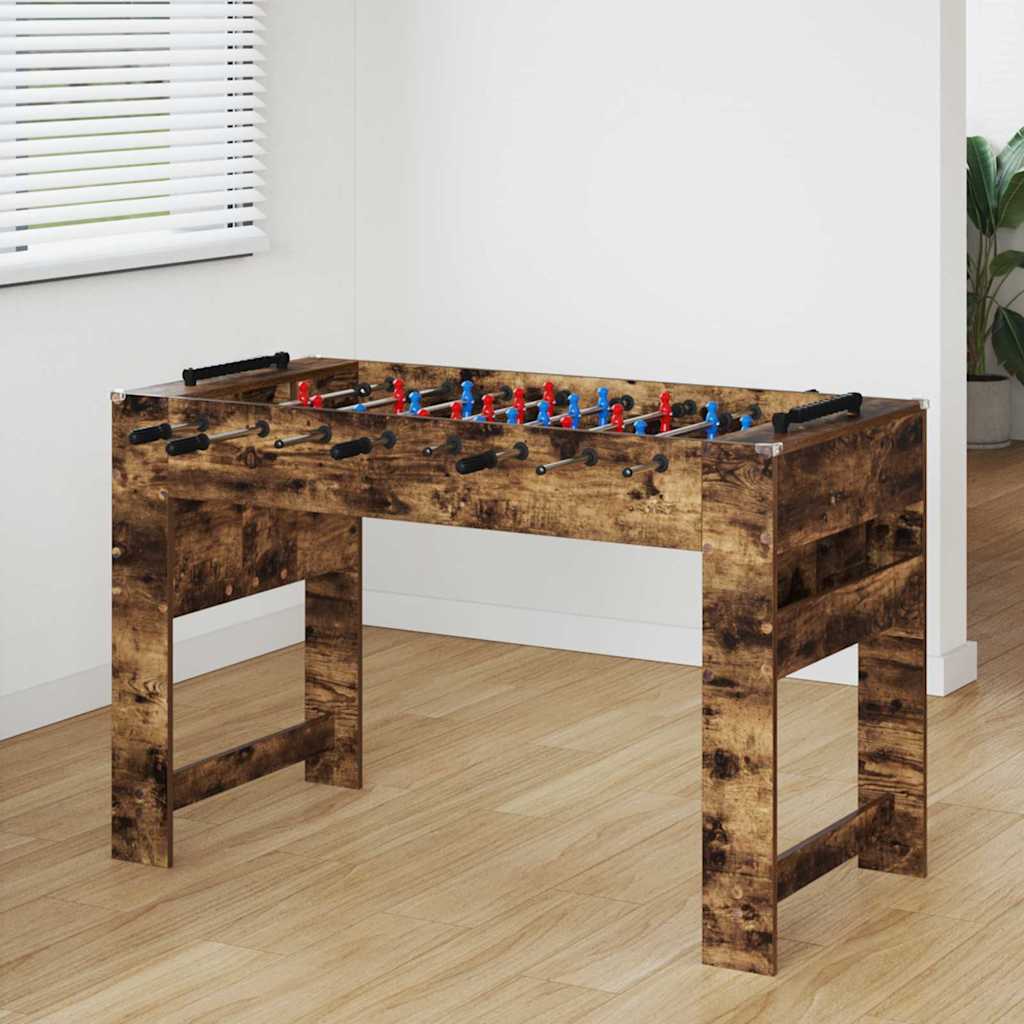 Fuzbal Stol Dimljeni hrast 125 x 60,5 x 80 cm Konstruirano drvo