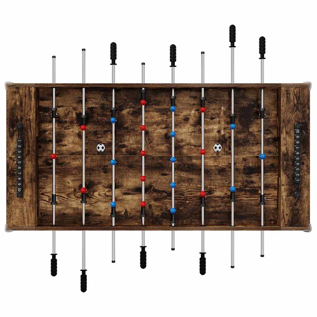 Fuzbal Stol Dimljeni hrast 125 x 60,5 x 80 cm Konstruirano drvo