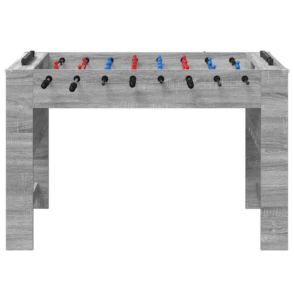 Fuzbal Stol Sivi Sonoma 125 x 60,5 x 80 cm Konstruirano drvo