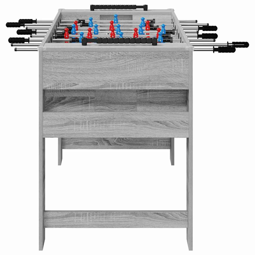 Fuzbal Stol Sivi Sonoma 125 x 60,5 x 80 cm Konstruirano drvo