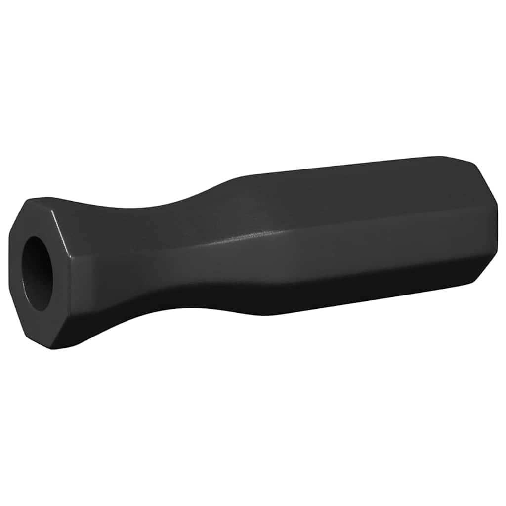 Ručke za stol za nogomet 10 pcs Crna 3,1 x 3,1 x 17,8 cm PP