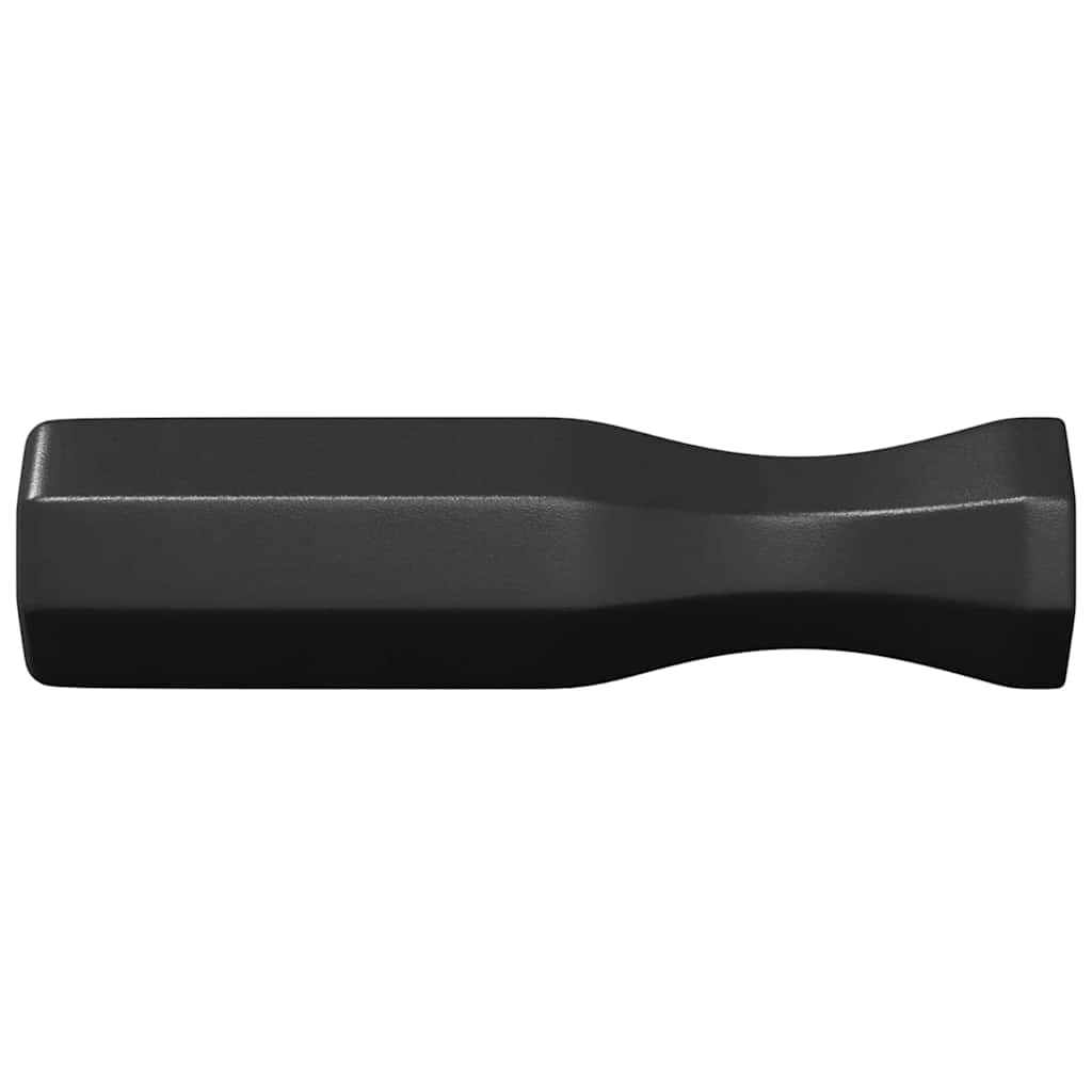 Ručke za stol za nogomet 10 pcs Crna 3,1 x 3,1 x 17,8 cm PP