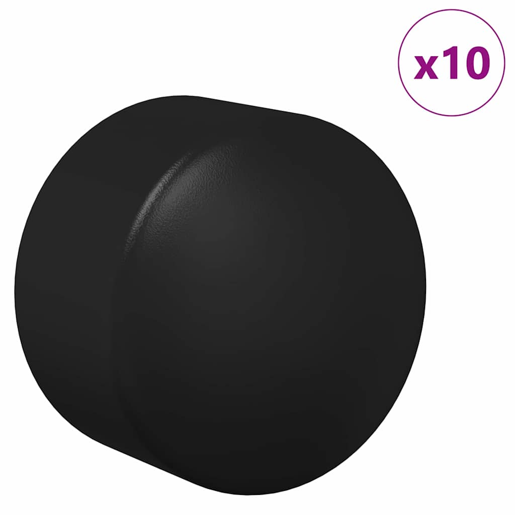 Kapice za odbojkašku stolicu 10 pcs Crna 1,5 x 1,5 x 1 cm PP