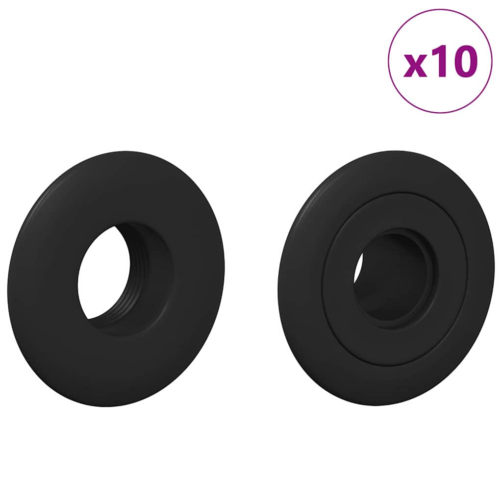 Ležajevi za stol za stoni nogomet 10 pcs Crna 5 x 5 x 2,8 cm PP