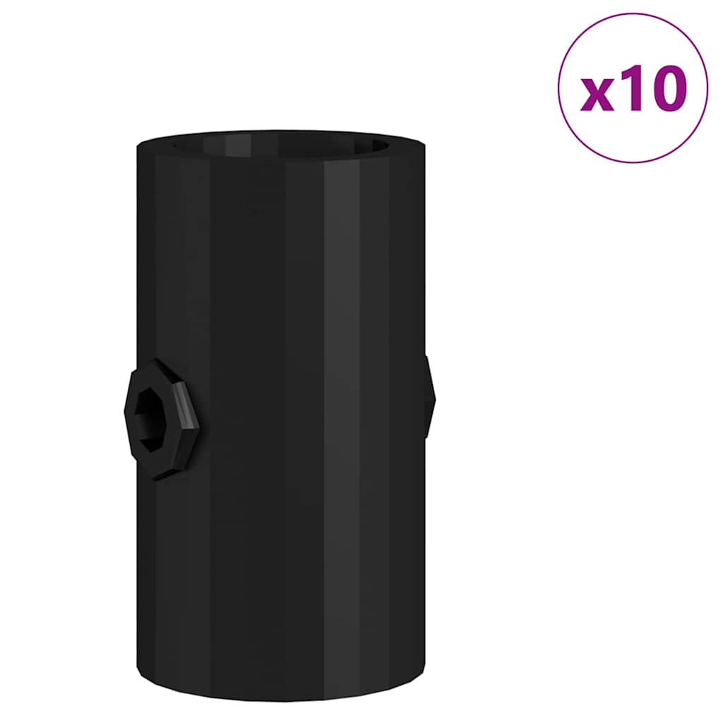 Stoperi za stolni nogomet 10 pcs Crna 1,7 x 1,7 x 3,2 cm PP