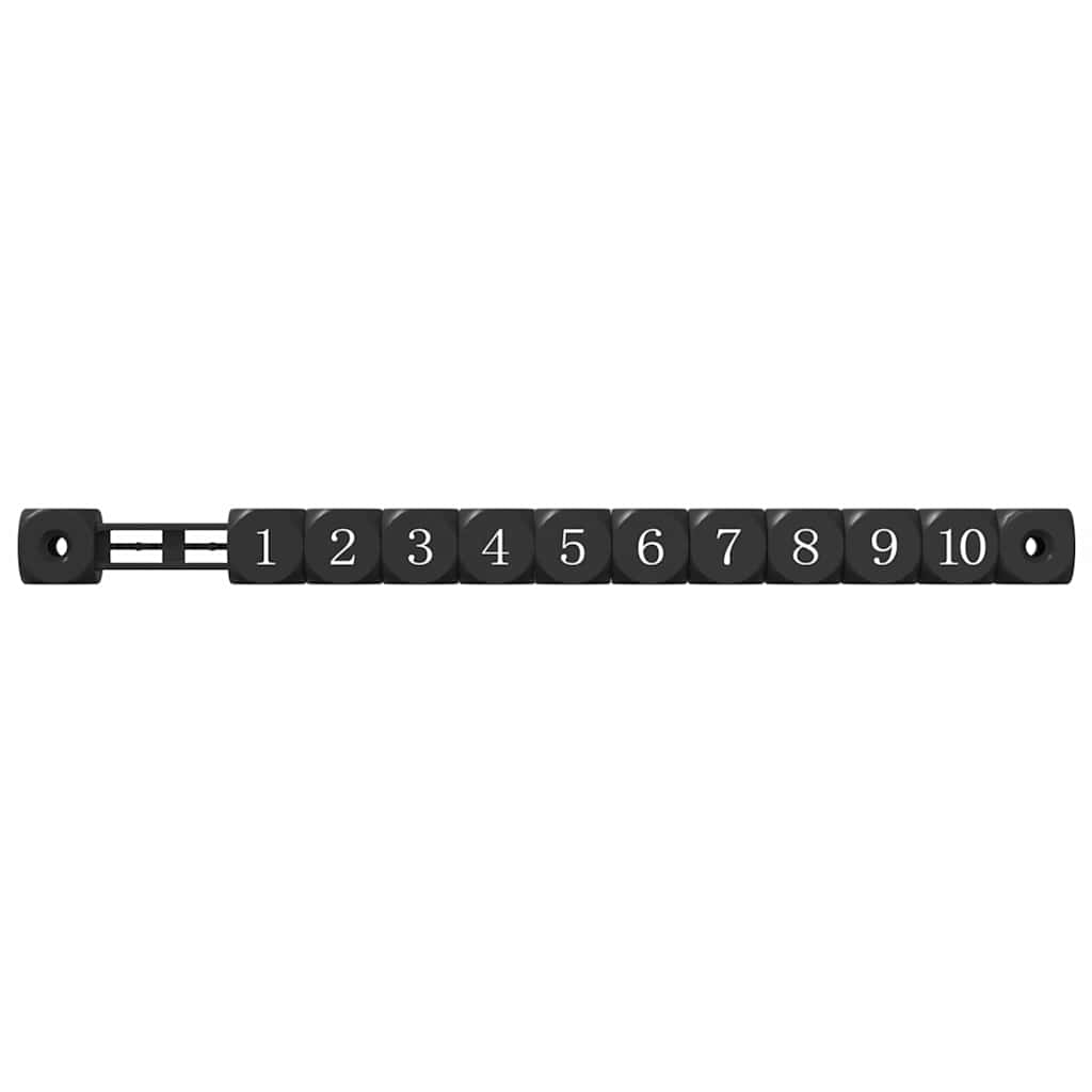 Kontrasti za nogometnu stolicu 2 pcs Crna 30 x 2,2 x 2,9 cm