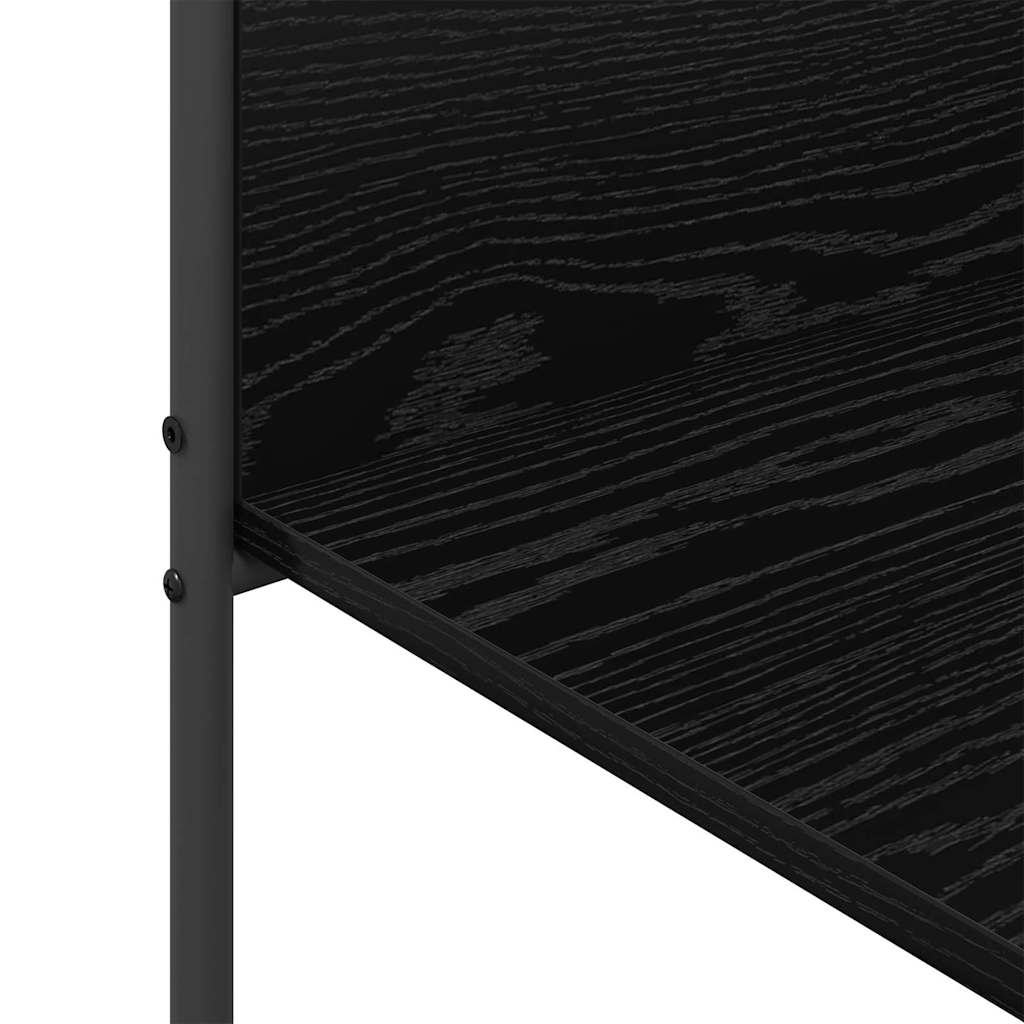 Stalak za odjeću Crna 120 x 44 x 160 cm Konstruirano drvo